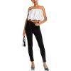 AG Adriano Goldschmied Women’s Farrah High Rise Skinny Ankle Jeans(Black Ink)