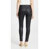 AG Adriano Goldschmied Women’s Farrah High-Rise Skinny Fit Ankle Pant(Leatherette Super Black)