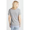 AG Adriano Goldschmied Women’s Gray Boy Tee(Speckled Heather Gray)