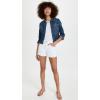 AG Adriano Goldschmied Women’s Hailey High Rise Cut Off Short Jean(1 Year Classic White)