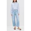 AG Adriano Goldschmied Womens Hattie High Rise Crop Barrel(Sunrise)