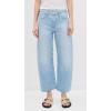 AG Adriano Goldschmied Womens Hattie High Rise Crop Barrel(Sunrise)