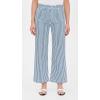 AG Adriano Goldschmied Women’s Kassie Mid Rise Wide Leg Crop(Nordic Stripe Indigo Multi)