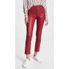 AG Adriano Goldschmied Women’s Leatherette Isabelle(Leatherette Light Red Amaryllis)
