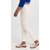 AG Adriano Goldschmied Womens Mari High Rise Slim Straight Crop Pant(White Cream)