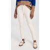 AG Adriano Goldschmied Womens Mari High Rise Slim Straight Crop Pant(White Cream)