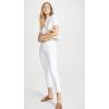 AG Adriano Goldschmied Women’s Prima Mid-Rise Cigarette Leg Skinny Fit Crop Pant(White)