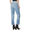 AG Adriano Goldschmied Womens Saige High Rise Straight Crop Jean(22 Years Whisper)