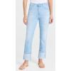 AG Adriano Goldschmied Womens Saige High Rise Straight Crop Jean(24 Years Sunkissed)