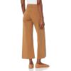 AG Adriano Goldschmied Womens Saige High Rise Straight Wide Leg Crop Jean(Caramel)