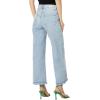 AG Adriano Goldschmied Womens Saige High Rise Straight Wide Leg Crop Jean(Windswept)