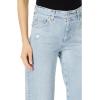 AG Adriano Goldschmied Womens Saige High Rise Straight Wide Leg Crop Jean(Windswept)