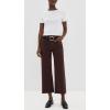 AG Adriano Goldschmied Women’s Saige Wide Leg Crop Jeans(Coffee Bean)