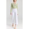 AG Adriano Goldschmied Women’s Saige Wide Leg Crop Jeans(Modern White)