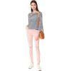 AG Adriano Goldschmied Womens The Farrah Skinny Ankle Let Down Hem(Interstellar Worn Rose Quartz)