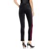 AG Adriano Goldschmied Women’s Velvet Mari Tuxedo Stripe(Super Black)