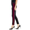 AG Adriano Goldschmied Women’s Velvet Mari Tuxedo Stripe(Super Black)