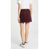 AG Adriano Goldschmied Women’s Wide Wale Cord Bernadette Skirt(Rich Carmine)
