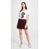 AG Adriano Goldschmied Women’s Wide Wale Cord Bernadette Skirt(Rich Carmine)