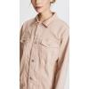 AG Adriano Goldschmied womens The Nancy Denim Jacket(Years Weathered Rosy Rouge)