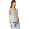 Ag Adriano Goldschmied Women’s Henson Speckled Heather Tee(Speckled Heather Grey)