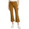 AG Adriano Goldschmied Women’s Corduroy Panelled Quinne Crop(Mustard Gold)