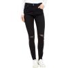 AG Adriano Goldschmied Women’s Farrah High Rise Skinny Ankle Jeans(1yr Midnight Black Destructed)