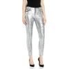 AG Adriano Goldschmied Womens Farrah Skinny Ankle Coated Denim(Iced Silver)