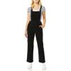 AG Adriano Goldschmied Women’s Gwendolyn Straight Leg Overall(Sulfur Black)