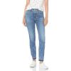 AG Adriano Goldschmied Women’s Mari High-Rise Slim Fit Straight Leg Jean(18 Years Apex)