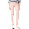 AG Adriano Goldschmied Womens The Farrah Skinny Ankle Let Down Hem(Interstellar Worn Rose Quartz)