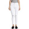 AG Jeans Women’s Farrah Skinny Ankle Raw Hem(White)