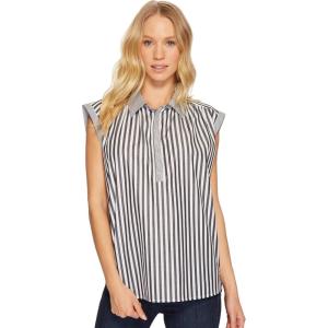 AG Adriano Goldschmied Women’s Abigail Top(Black/White)