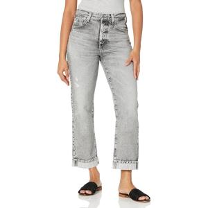 AG Adriano Goldschmied Women’s Alexxis Vintage High Rise Straight Jean(Moonscape Destructed)