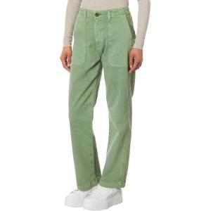 AG Adriano Goldschmied Women’s Analeigh High Rise Straight Utility Crop(Sulfur Forest Pike)