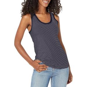 AG Adriano Goldschmied Women’s Cambria Tank Top(Deep Aegean/True White)