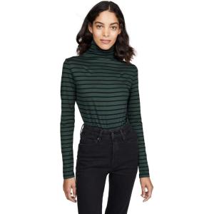 AG Adriano Goldschmied Womens Chels Turtleneck(Pine Needle/True Black)