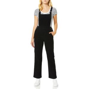 AG Adriano Goldschmied Women’s Gwendolyn Straight Leg Overall(Sulfur Black)