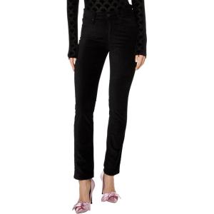 AG Adriano Goldschmied Women’s Mari High Rise Slim Straight Pant(Super Black)