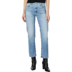 AG Adriano Goldschmied Womens Saige High Rise Straight Crop Jean(22 Years Whisper)