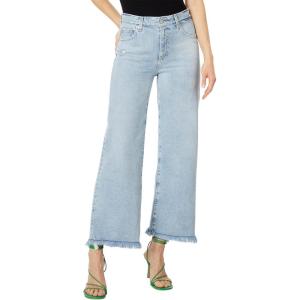 AG Adriano Goldschmied Womens Saige High Rise Straight Wide Leg Crop Jean(Windswept)