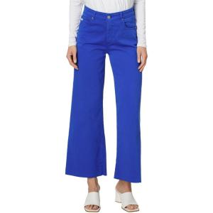 AG Adriano Goldschmied Womens Saige High Rise Straight Wide Leg Jean(Electric Blue)