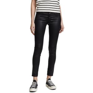AG Adriano Goldschmied Women’s The Legging Ankle Jean(Super Black Leatherette)