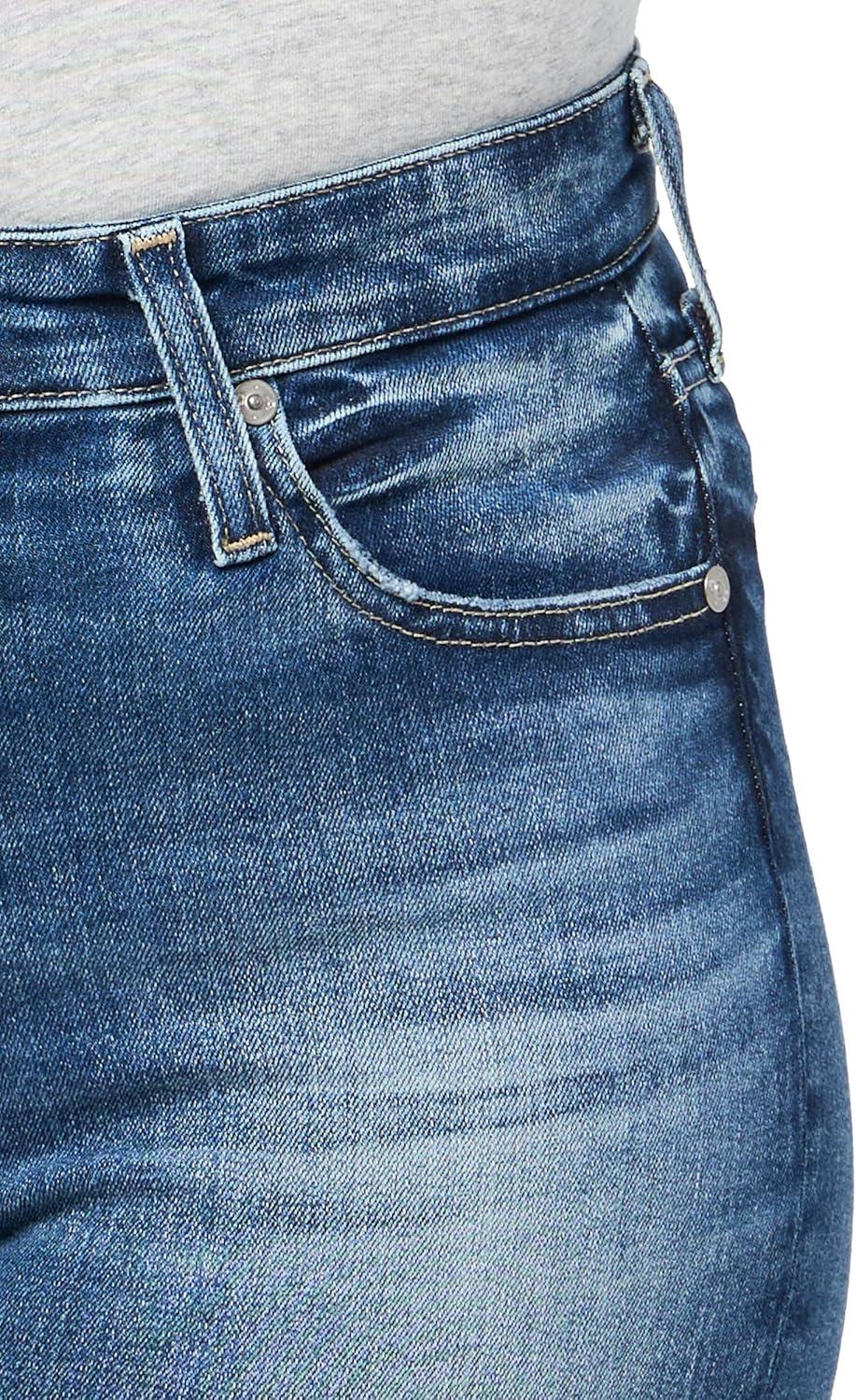 imageAG Adriano Goldschmied Womens Mari High Rise Slim Straight Crop Jean14 Years Pasadena