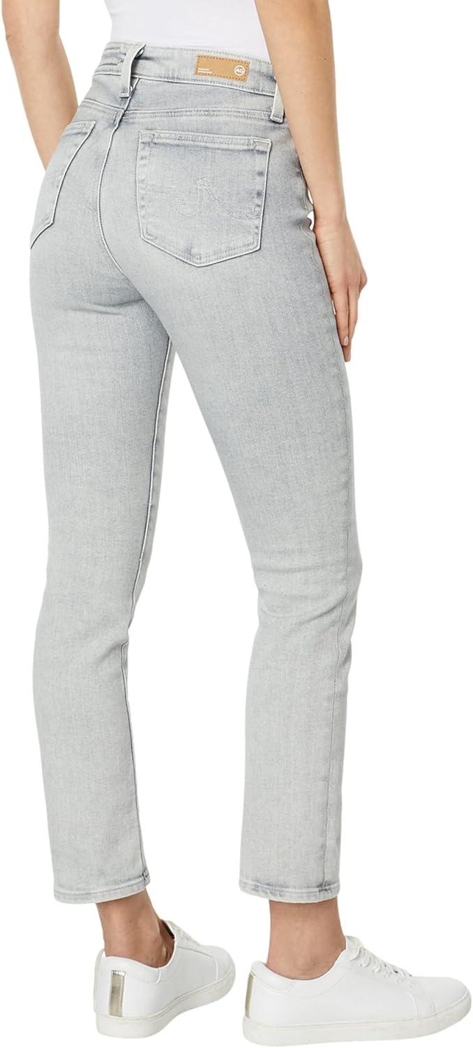 imageAG Adriano Goldschmied Womens Mari High Rise Slim Straight Crop JeanVp Avalanche