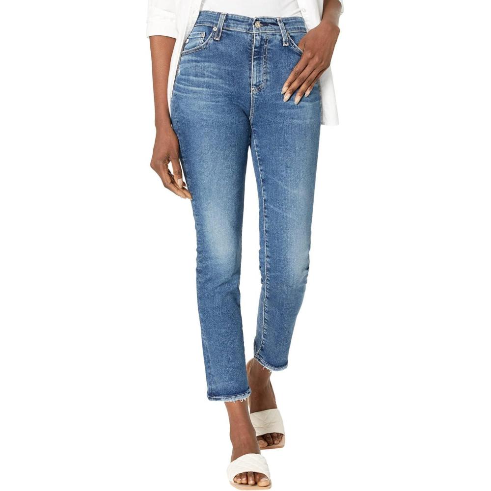 imageAG Adriano Goldschmied Womens Mari High Rise Slim Straight Crop Jean12 Years Rural