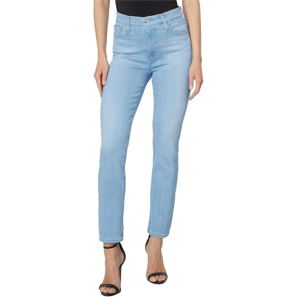 imageAG Adriano Goldschmied Womens Mari High Rise Slim Straight Crop JeanPalm Beach