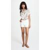 AG Adriano Goldschmied Womens Bryn Ex Boyfriend Cut Off Short(Year Neutral White)