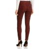 AG Adriano Goldschmied Women’s Corduroy Farrah Skinny Ankle(Shadow A-rich Crimson/Black)