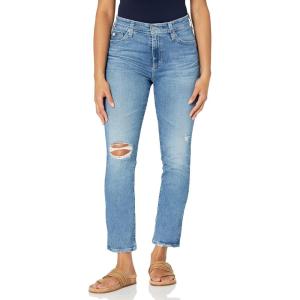 AG Adriano Goldschmied Womens Mari High Rise Slim Straight Crop Jean(18 Years Santa Fe)